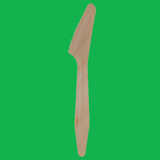Knife wood long wax