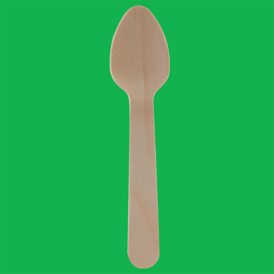 Icecream spoon wood wax