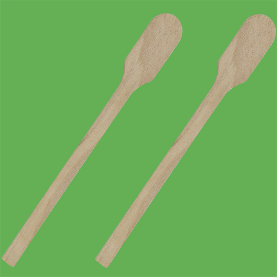 Stirrer wood paddle